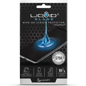 LIQUID GLASS Screen Protector With $750 Coverage | Wipe On Shatter and Scratch Resistant Nano Protection for All Phones Tablets and Smart Watches - Universal (New and Advanced)
