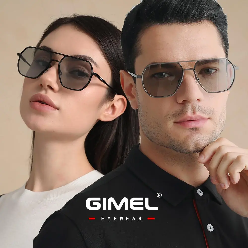 GIMEL-07 aviator sunglasses, unisex, UV400 protection TAC  display picture 1