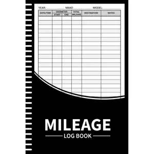 Mileage Log Book: Auto Mileage Journal, Odometer Tracker Logbook, Truck and Car For Small Business or Personal Taxes ( 105 Pages "6x9" Inches ) Paperback – November 3, 2023