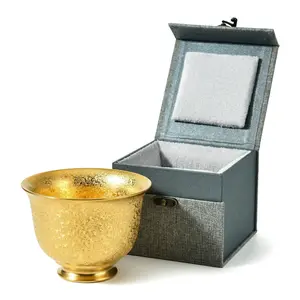Traditional Chinese Gold Glaze Tea Cup | Perfect Gift For Collectors & Enthusiasts