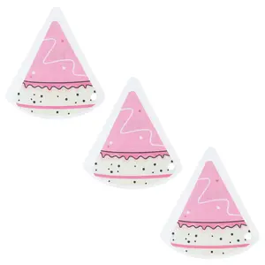 REGALWOVEN Cute Pattern Sponge Scrubber Set, Cellulose Compressed Sponges, Non-Scratch Scrub Kitchen Cleaning Sponges 3 Pack Pink