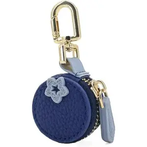 Kawaii Coin Purse Keychain Bag Charms,Gifts For Women - Cute Small Coin Purse Keychain, Fruit Mini Zipper Pouch Holder Keychain, Handbag Decoration (Blueberry)