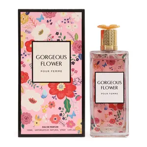 Gorgeous Flower Spray Perfume Eau de Parfum for Women - 100ml/3.4fl.oz. - Elegant Floral Fragrance - Versatile Use