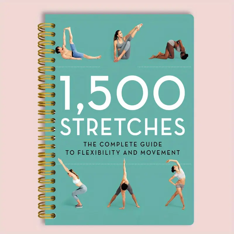 1,500 Yoga Postures and Breathing Techniques Notebook, Spiral Notebook Journal - Spiral Yoga Diary for Yoga Lovers, 5,5x8,3 inches, Gift for Yoga Lovers, Yoga Accessories, Yoga Practices, Spiral Binding