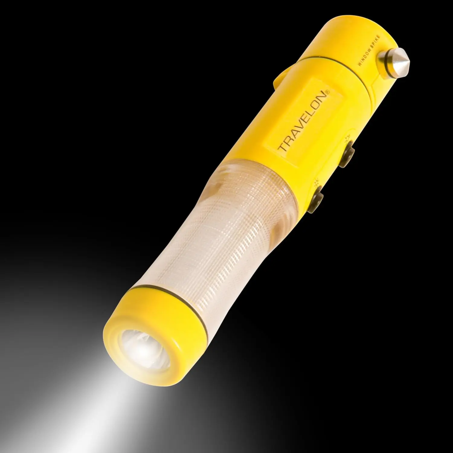 4-In-1 Emergency Car Tool, Yellow, One Size