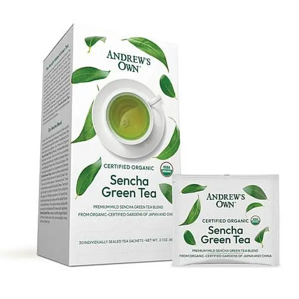 Andrew Lessman Certified Organic Sencha Green Tea - 90 Sachets