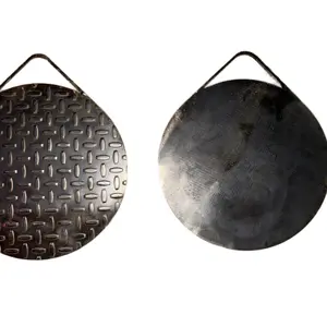 Metal Round Griddle - High-Quality Durable Design, Ideal for Cooking and Baking, Compatible with Various Appliances