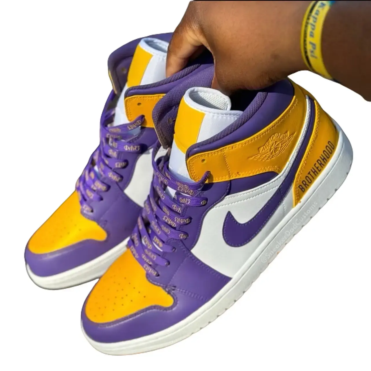 Greek Shoe Laces custom laces provided by Get Laced Laces