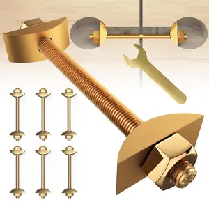 Countertop Connector Bolts, Mxmm Joint Fasteners, Furniture Fastening Kit, Drawbolt/Bed/Butcher Block Miter Draw Bolt Flip Connector, Pcs