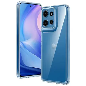 Entronix Case Compatible with Moto Edge 2025 - [Hard Back] Clear Cover
