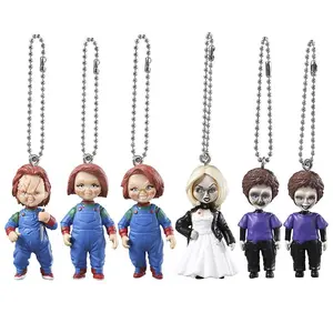 Child's Play Chucky PVC Figures Dolls Desktop Decoration Model Toys Pendants 6pcs/set