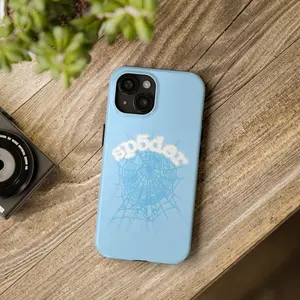 Sp5der Blue Hypebeast Tough Phone Cases, Collection Case for iPhone 15 14 13 12 11 Pro Max, Mini, Plus, iPhone Xs, XR, Xs Max, 8, 7 Plus, Gift For Her