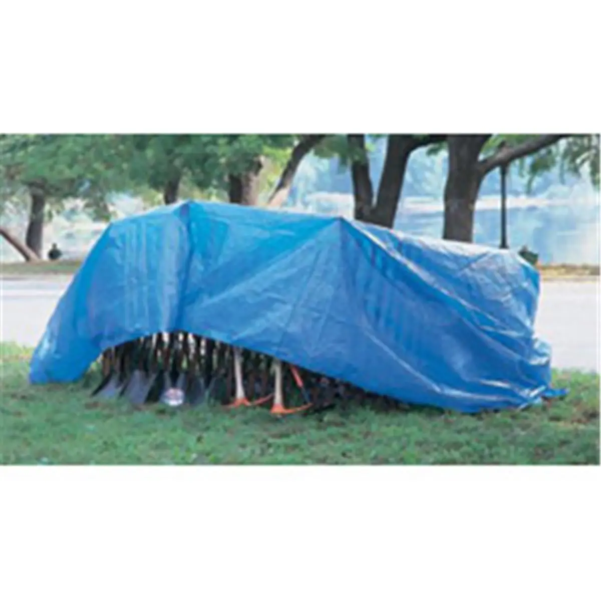 212 MAIN Poly Tarp, 20 x 40 ft Heavy-Duty Woven Polyethylene Cover, UV Resistant, Rot-Proof with Reinforced Hems for Winter Sports, Uv Resistant Tarp, Large, Heat Sealed Seams, 20X40 Ft
