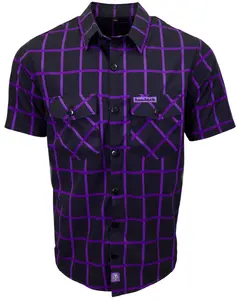 "Raven" Light-Weight 4-Way Stretch Button Up "Raven" Light-Weight 4-Way Stretch Button Up