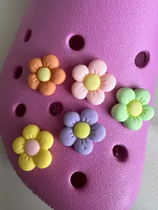 Tiny Flowers Crocs Charm - Crocs shoes charms - Flowers Jibbitz - Shoes Charm - Cute Charm for clog - Handcrafted Shoe Decoration