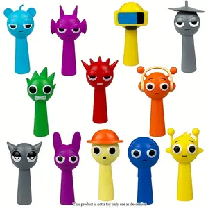 12pcs Cute Figure Set - perfect for cake or table top decoration with unique character design, ideal gift for Christmas, Thanksgiving and birthday, perfect for home and desk decoration Ornaments Pastel