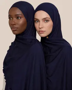 Midnight Blue Sapphire Modal Hijab