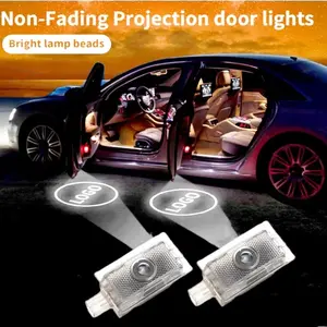 2PCS LED Car Door Courtesy Light Welcome Logo Lamp For Chrysler 300 300C 300S 2005-2024 Auto Interior Decoration Accessories