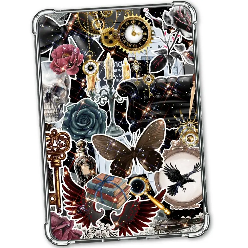 Gothic Witchy Cardstock Case Insert for E-Readers Dark Romance Book Stickers #Booktok | Gothic