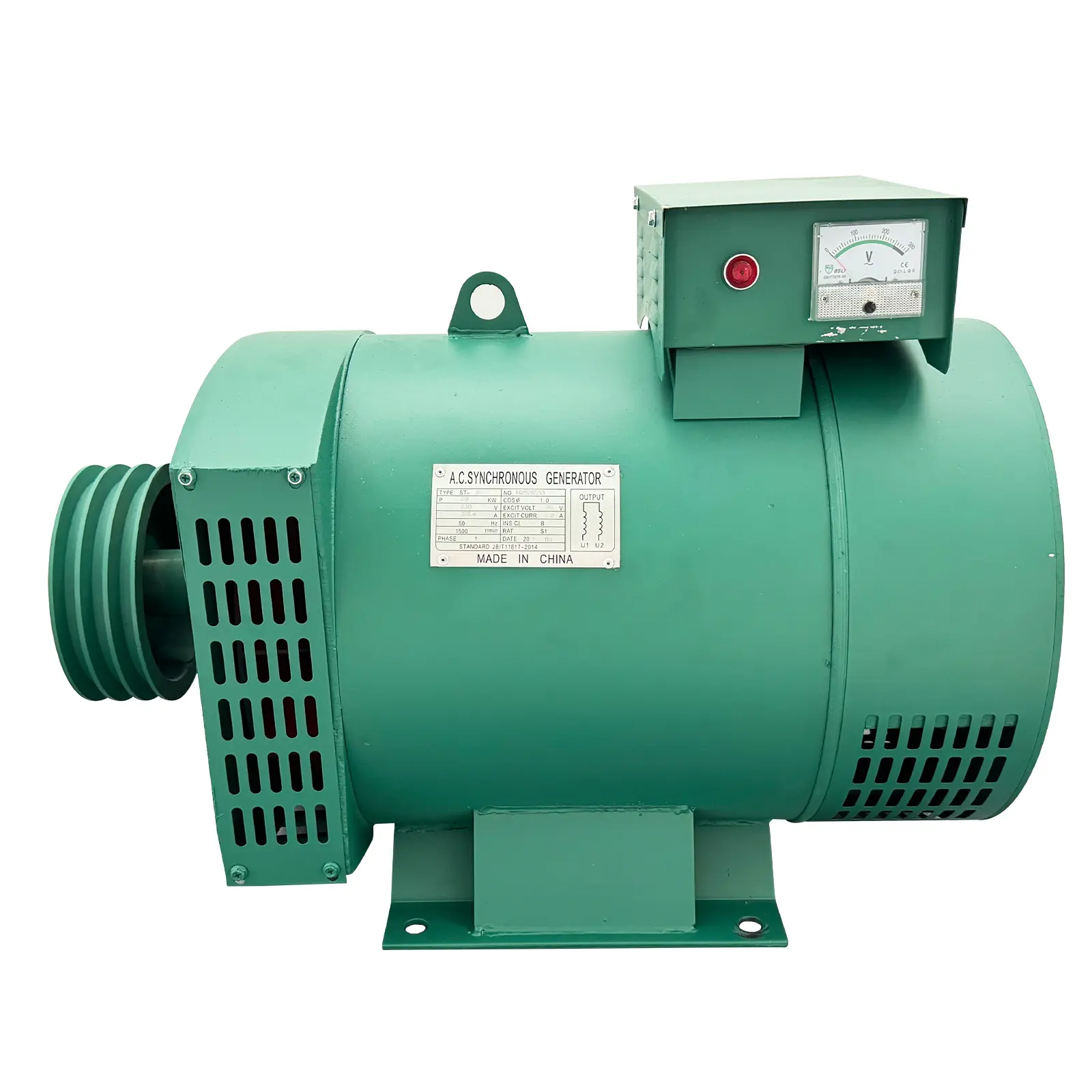 YOKOMA 220V 50Hz Single Phase Diesel Generator, 30KW Rated Power Pure Copper Alternator with Carbon Brush