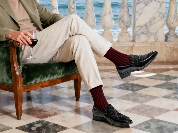 BRUNO MARC Men's Patent Leather Penny Loafers, Classic Plain Slip-On Office Dress Shoes with Removable Insole, Business Casual Gift for Father's Day, Flat