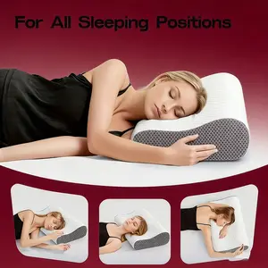 1pc Neck Pillow Memory Foam Pillow for Sleeping, Ergonomic Pillow for Neck and Shoulder, Bed Pillow for Side, Back  Sleepers