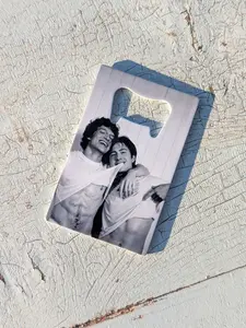 Hockey Romance Wallet Bottle Opener | Stainless Steel Card Bottle Opener