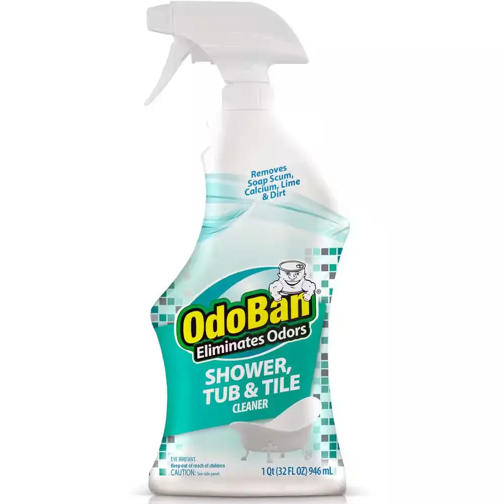 32 Oz. Shower, Tub and Tile Cleaner, Powerful Foaming Bathroom Cleaner for Hard Water Stains, Soap Scum, Calcium