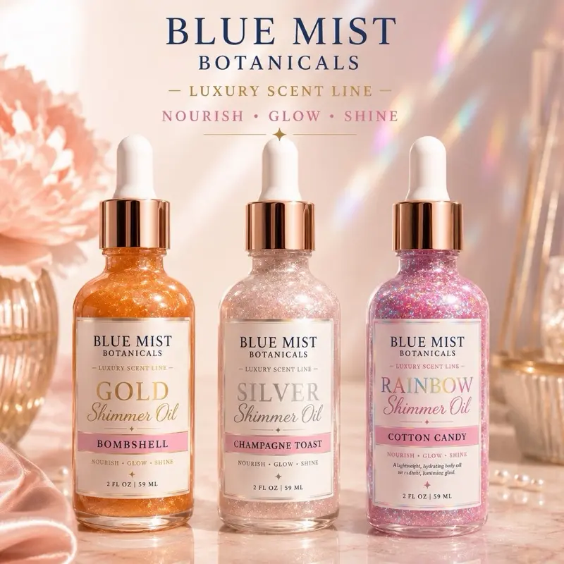 Luxury Scent Shimmer Body Oil - Body Care Moisturizer, Long-Lasting Fragrance, Hydrating, Radiant Glow, Dry Skin Relief, Daily Wear Beauty Essential, Single Item