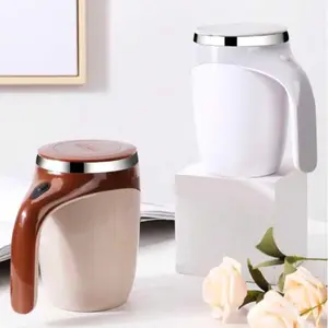 Stainless Steel Automatic Mixing Cup - Portable, Portable Design, Magnetic, Rotating, Electric, Suitable for Coffee Brewing