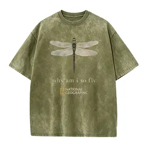 Vintage National Geographic Dragonfly Shirt, Why Am I So Fly Tee, Retro Nature Graphic T-Shirt, Y2K Shirt