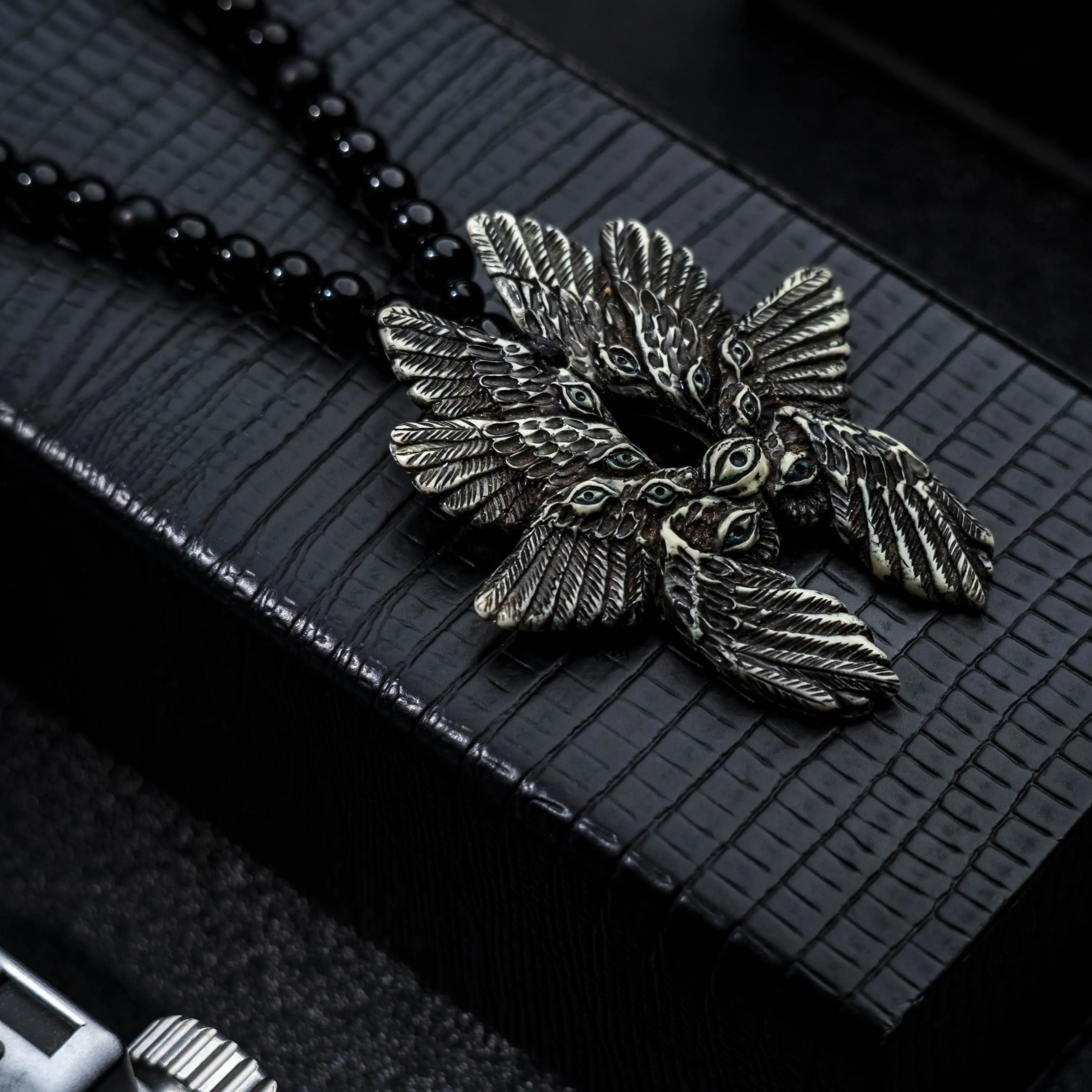 Seraphim Pendant necklace- Biblically highest rank of angel  "Burning Ones"