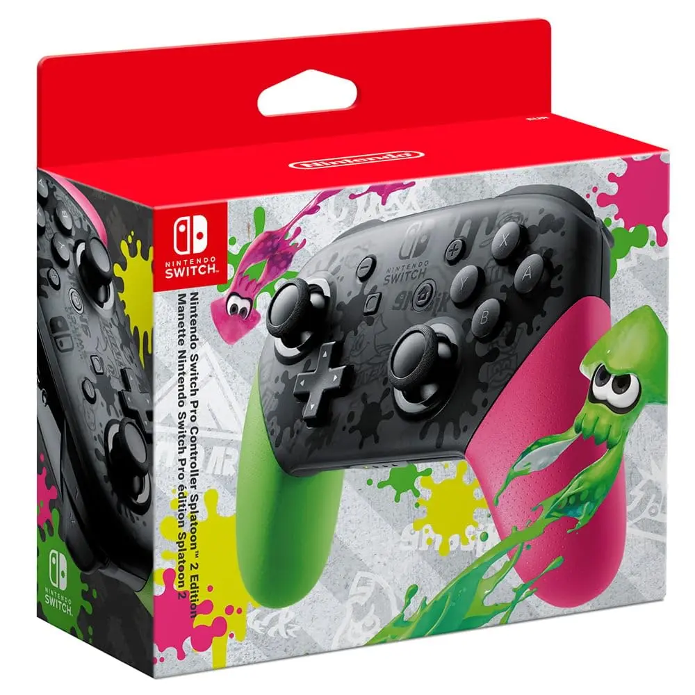 Nintendo Switch Pro Controller Splatoon 2 Edition - Nintendo Switch Nintendo Switch Pro Controller Splatoon 2 Edition - Nintendo Switch