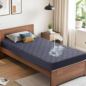 [BEDLORE  Big copper coins  Waterproof Fitted Sheet | Deep Pocket Bed Sheet | Soft Breathable Non-Slip Waterproof bedding