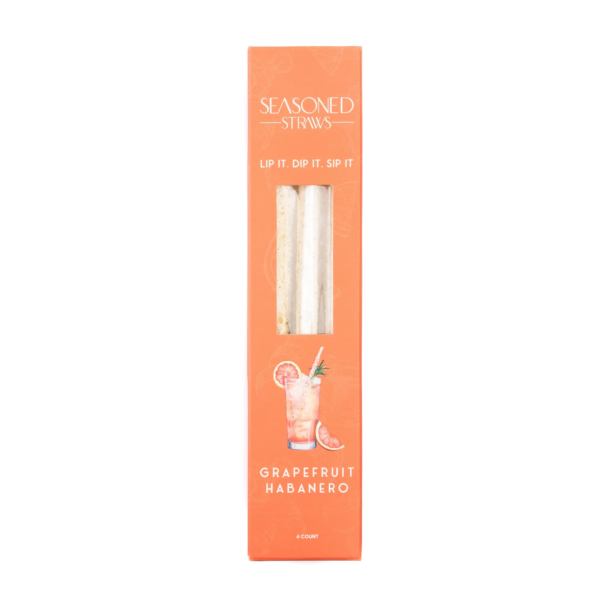 Grapefruit Habanero Seasoned Straws 6ct.