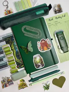 Green Bookish Bundle  A5/A6 Notebook