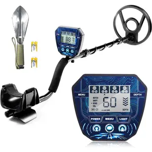 Professional Metal Detectors for Adults - , Higher Accuracy  Detector with LCD Display, High Sensitivity,  Coil, Pinpoint, Disc &  Metal Modes