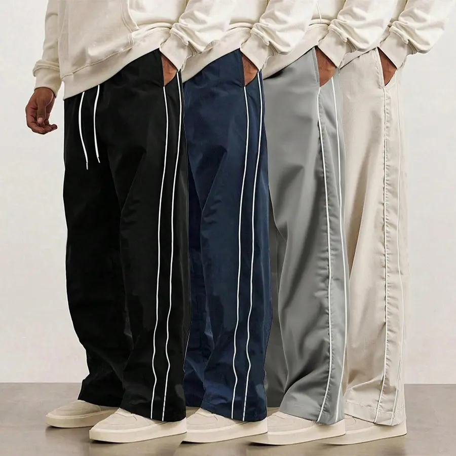 Black + Dark Blue + Light Gray + Apricot
