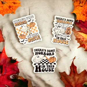 Acrylic Halloween Pins Ghosts Pumpkins Funny Pin