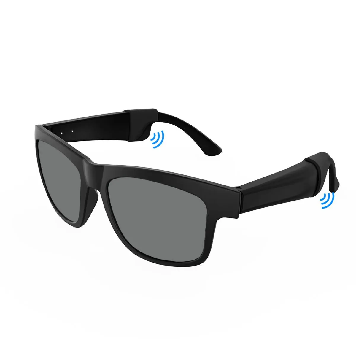 Unisex Adults' Wearable Smart Audio Glasses - Bluetooth Sunglasses with Built-in Mic, Speakers, UV Protection, Wireless Headphone Function for Music & Calling