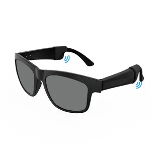 Smart Audio Glasses Bluetooth Sunglasses with Built-in Mic Speakers UV Protection Unisex Wireless Headphone for Music & Calling