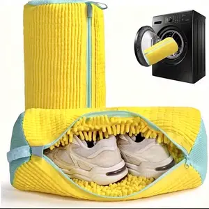 Sneaker Laundry Bag - Durable Reusable Machine Safe Protector for Shoes Prevents Damage Tangling.