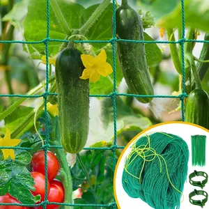 Garden Trellis Netting for Climbing  Outdoor, 6.6x16.4 FT  Netting for Cucumber, Tomato, 27 Strands Trellis Net with 4x4 Inch Mesh as Vegetable Netting for Grape, Bean, Pond