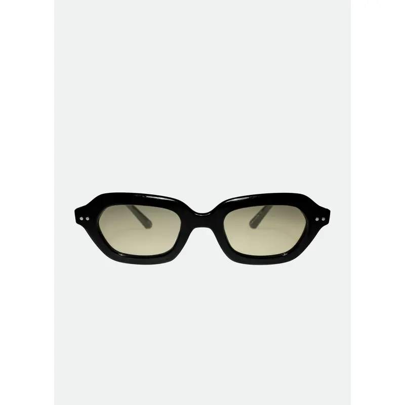 Otra ELLE FRAMELESS RECTANGULAR SUNGLASSES CHOCOLATE OTRA Elka Dark Chocolate Sunglasses at Pink Saloon: Shop Now  main image 4
