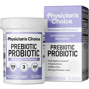 Physician's Choice Prebiotic-Probiotic with 10B CFUs & Prebiotic Inulin - Powerful PrePro to Support Digestion, Gut & Immune Health for Men & Women