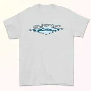 Rare!! Vintage 90's QUIKSILVER Logo Faded Surf Tee Shirt Boys