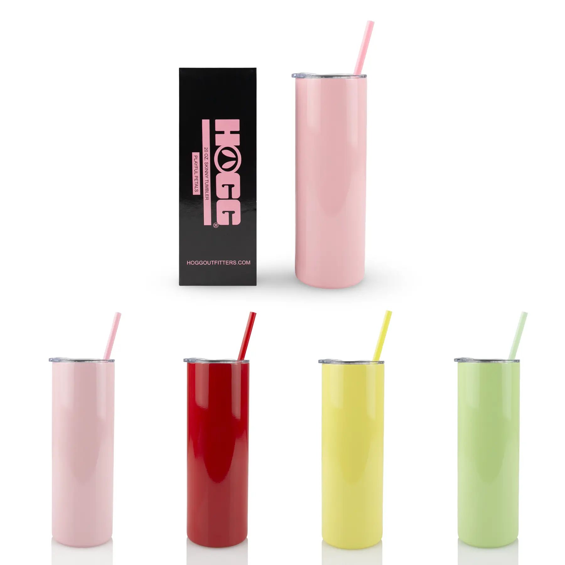 20oz Sublimatable Skinny Tumbler - Valentine's Collection