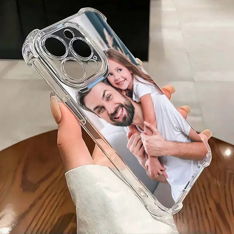 Custom Photo Phone Case – Please Send Image After Purchase.Personalized Transparent Phone Case with Shockproof Corners, Resistant to Scratches And Wear. Compatible with Iphone 16, 15, 14, 13, 12, 11 Pro Max, Pro, Plus, And Xs Max.