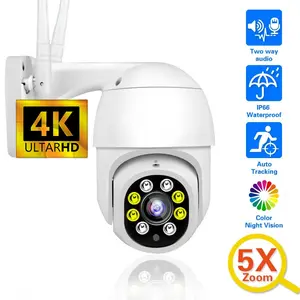 8MP (4K) Auto Tracking Motion Detection Security Wifi Camera Colorful Night Vision