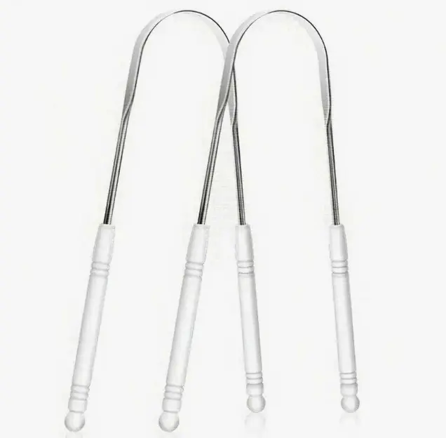 1pc U‑shaped tongue scraper for adults. Made of stainless steel, it helps reduce bad breath. Suitable for daily oral care at home and travel. A practical gift for family, parents and friends.